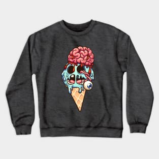 Zombie ice cream Crewneck Sweatshirt